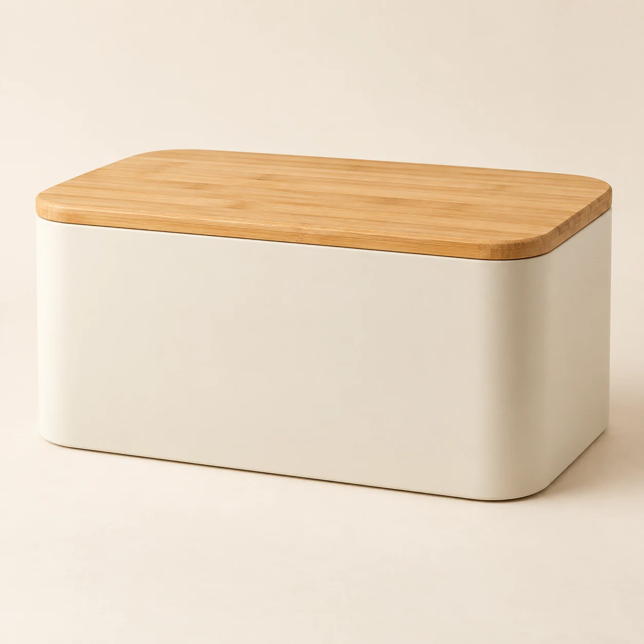Countertop Bread Box in Cream